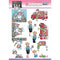 Find It Trading Yvonne Creations Punchout Sheet - Catering, Bubbly Girls Professions*