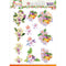 Find It Trading Jeanine's Art Punchout Sheet - Purple Flowers, Exotic Flowers
