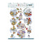 Find It Trading Jeanine's Art A4 Punchout Sheet - Zink Decorations, Winter Charme*