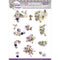 Find It Trading Precious Marieke Punchout Sheet - Purple Passion - Purple Violets