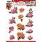 Find It Trading Amy Design Punchout Sheet Pink Roses, Roses Are Red