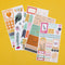 BoBunny Beautiful Things Sticker Book 8/Sheets with Copper Foil