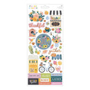 Paige Evans - Garden Shoppe Stickers 6"x 12" Sheet 98 Pack - Accents & Phrases  with Copper Foil Accents*