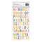 Paige Evans - Garden Shoppe Thickers Stickers 144 pack - Alphabet  with Copper Foil Accents