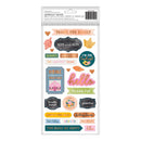 Paige Evans - Garden Shoppe Thickers Stickers 49 pack - Best Today Phrase  with Copper Foil Accents*