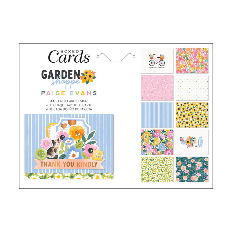 Paige Evans A2 Cards  with Envelopes (4.375"x 5.75") 40/Box - Garden Shoppe*