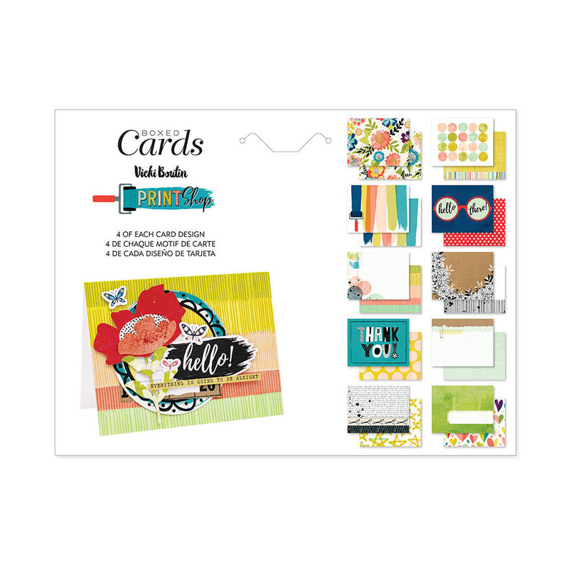 Vicki Boutin Print Shop A2 Cards W/Envelopes (4.375"X5.75") 40/Box*