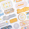 Jen Hadfield Flower Child Thickers Stickers 47 pack Phrase  with Silver Holographic Foil*