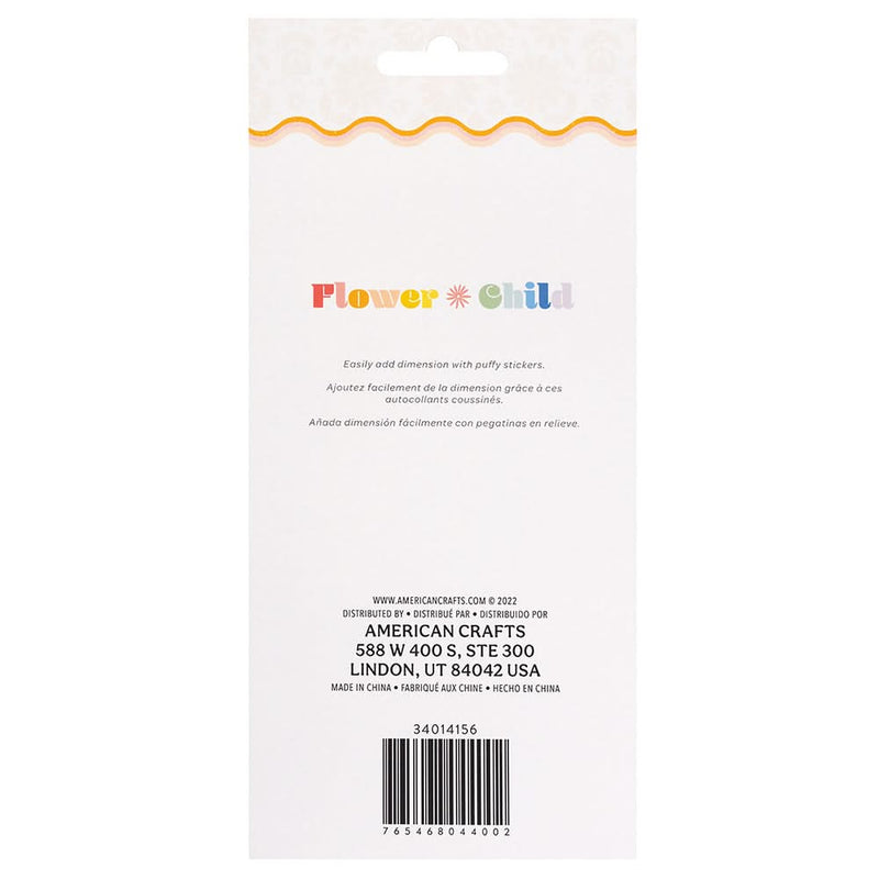 Jen Hadfield Flower Child Puffy Stickers 11 pack