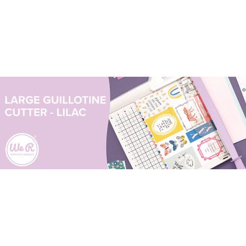 We R Memory Keepers Large Guillotine Cutter Lilac