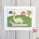 Avery Elle Clear Stamp Set 4"X6" - Dino-Mite Day