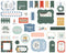 Carta Bella Cardstock Ephemera 33 pack - Icons, Farmhouse Summer*