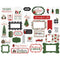 Carta Bella Cardstock Ephemera 33 pack - Frames & Tags, Home For Christmas