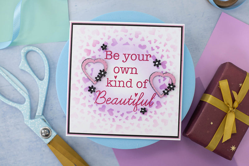 Crafter's Companion Clear Acrylic Stamps - Be Beautiful*