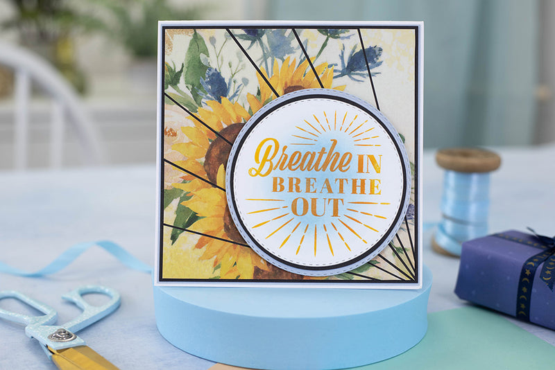 Crafter's Companion Clear Acrylic Stamps  - Breathe Out*