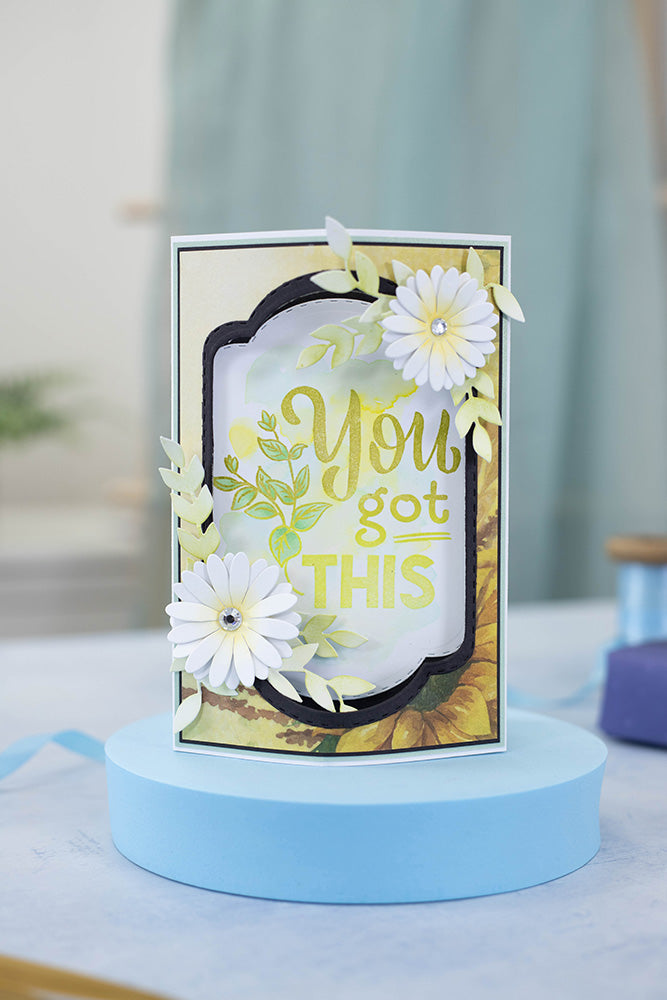 Crafter's Companion Clear Acrylic Stamps  - You Got This*