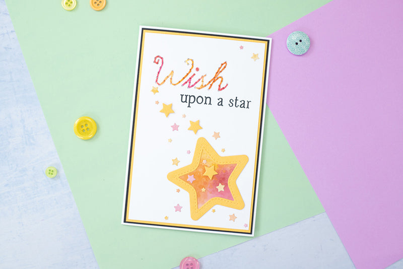 Crafter's Companion Gemini clear stamp & die - Wish*