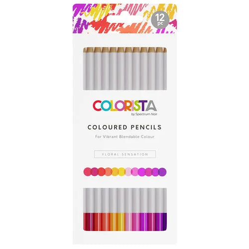 Spectrum Noir Colorista Colour Pencil 12-pack Floral Sensation