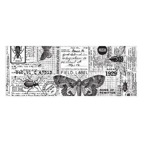 Tim Holtz Idea-Ology Collage Paper 6"x 6yds - Entomology