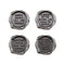 Tim Holtz Idea-Ology Metal Quote Seals 4 pack - Halloween*