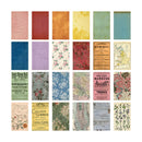 Tim Holtz Idea-Ology Backdrops Double-Sided Cardstock 6"X10" (24-pack) Volume