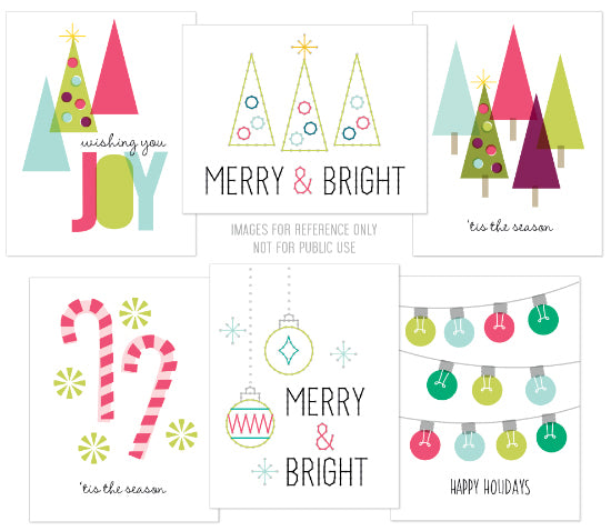 Concord & 9th Clear Stamps 4 inchX8 inch - Merry Shapes*