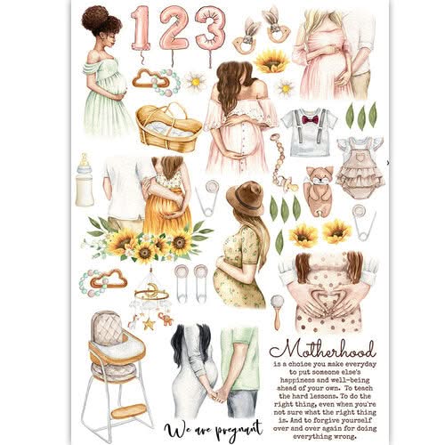 Dress My Craft Hoja De Imagen 240gsm A4 2/Pkg-Dots N Strip