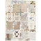 49 And Market Collage Sheets 6"X8" 40-pack Colour Swatch: Toast