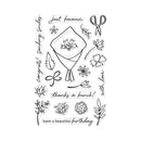 Hero Arts Clear Stamps 4in x 6in - Flower Bouquet Pieces*
