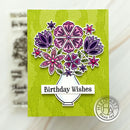 Hero Arts Clear Stamps 4"X6" - Flowers In Vase*