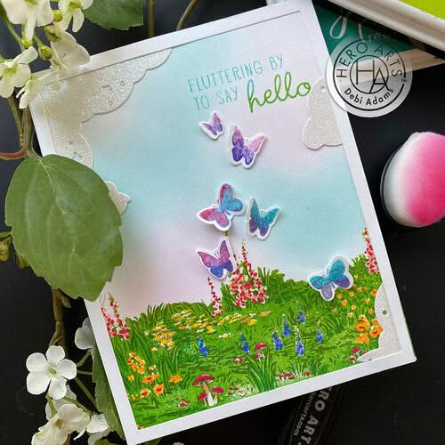 Hero Arts Frame Cut Dies - Meadow HeroScape*