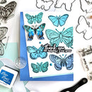 Hero Arts Clear Stamp & Die Combo - Beautiful Butterflies