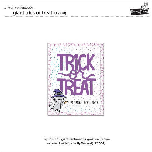 Lawn Cuts Custom Craft Die - Giant Trick Or Treat*