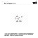 Lawn Fawn Clear Stamps 3"X2" (7.5cm x 5cm) You're The Zest*