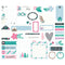 Simple Stories Feelin' Frosty Bits & Pieces Die-Cuts 35 pack - Journal*