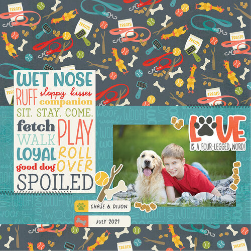 Simple Stories Pet Shoppe Dog - Bits & Pieces Die-Cuts 53 pack