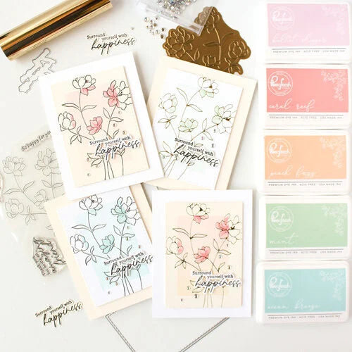 Pinkfresh Studio Clear Stamp Set 4"x 6"- Go For It*