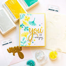 Pinkfresh Studio Stencils 4.25"x 5.25" 5 pack - Fall Leaf Border Layering*