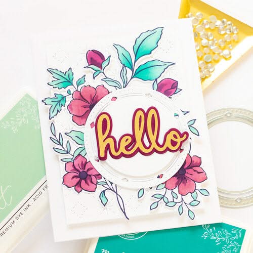 Pinkfresh Studio Stencils 4.25"X5.25" 5 pack  Beyond Measure Layering*
