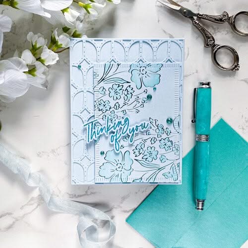 Pinkfresh Studio Hot Foil Plate With Sympathy