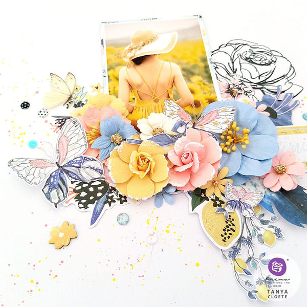 Prima Marketing Decor Mould 3.5"X4.5"X8mm - Spring Abstract*