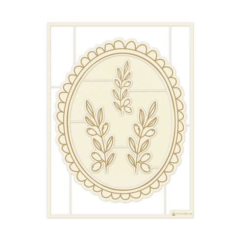 P13 Die-Cut Chipboard Embellishments 6"x 8" - Let Your Creativity Bloom