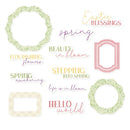 P13 Spring Is Calling ephemera cardstock die-cuts 12-pack  Frames & Words*