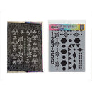 Dyan Reaveley's Dylusions Stencils 9"X12" - Number Frame