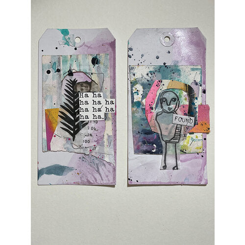Dina Wakley Media Cling Stamps 6"X9" - No Refunds*
