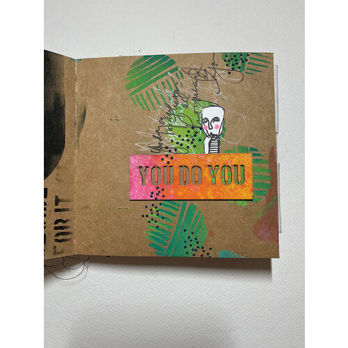Dina Wakley Media Stencils 9"X6" - Lined Circles^