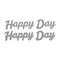 Spellbinders Shapeabilities Die D-Lites Bold Type Etched Die - Happy Day*