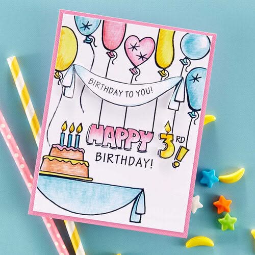 Stampendous FransFormer Fun Clear Stamps FransFormer - Birthday*