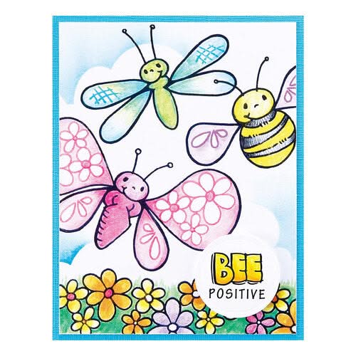 Stampendous FransFormer Fun Clear Stamps - Bees*
