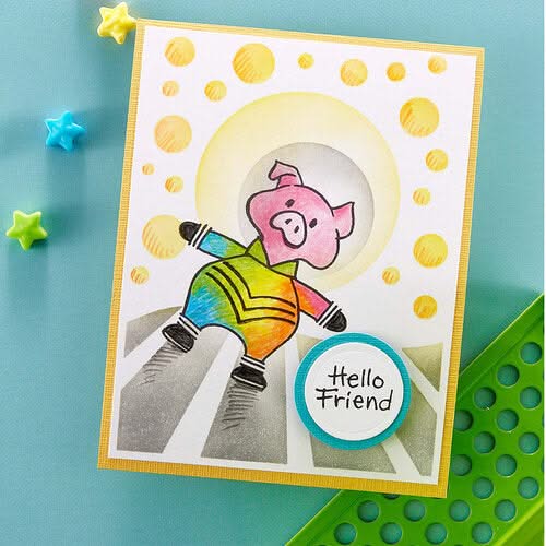 Stampendous FransFormer Fun Clear Stamps - Moon Dance*